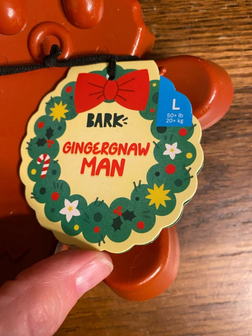 BARK Gingernaw Man Dog Toy